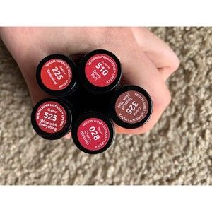 5 Revlon Super Lustrous Lipstick New Sealed  0.15 oz #525 325 225 028 510
